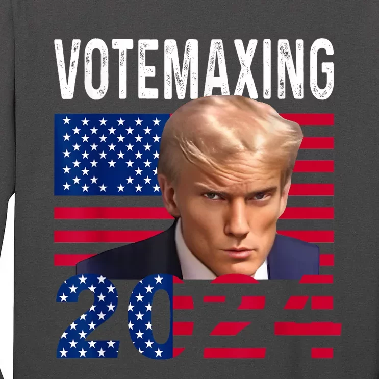 Votemaxing 2024 Looksmaxxing Funny Tall Long Sleeve T-Shirt