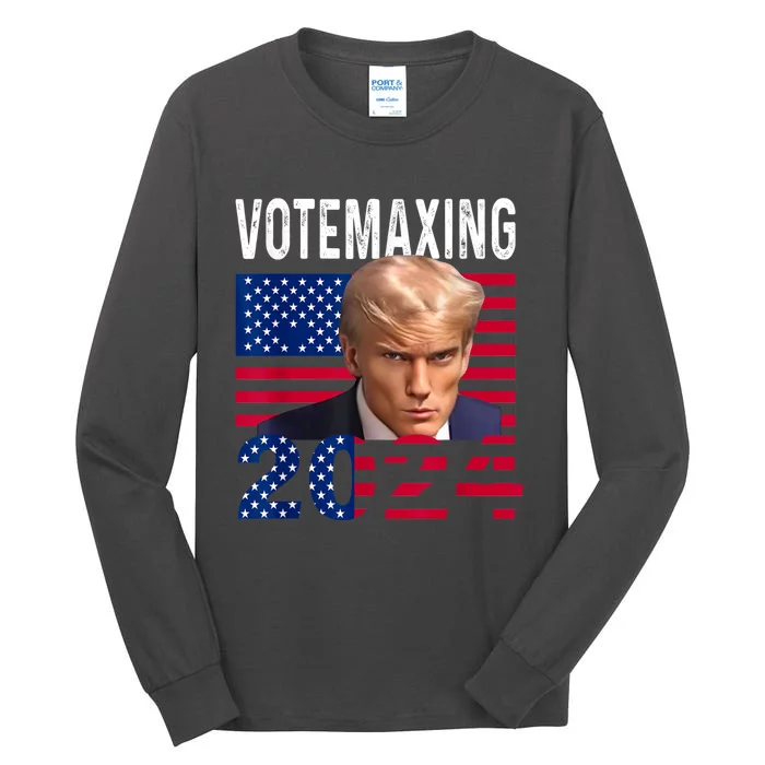 Votemaxing 2024 Looksmaxxing Funny Tall Long Sleeve T-Shirt