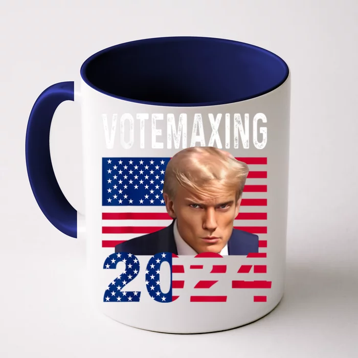 Votemaxing 2024 Looksmaxxing Funny Front & Back Coffee Mug