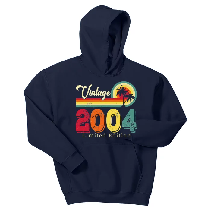 Vintage 2004 Limited Edition 19th Birthday Present Kids Hoodie