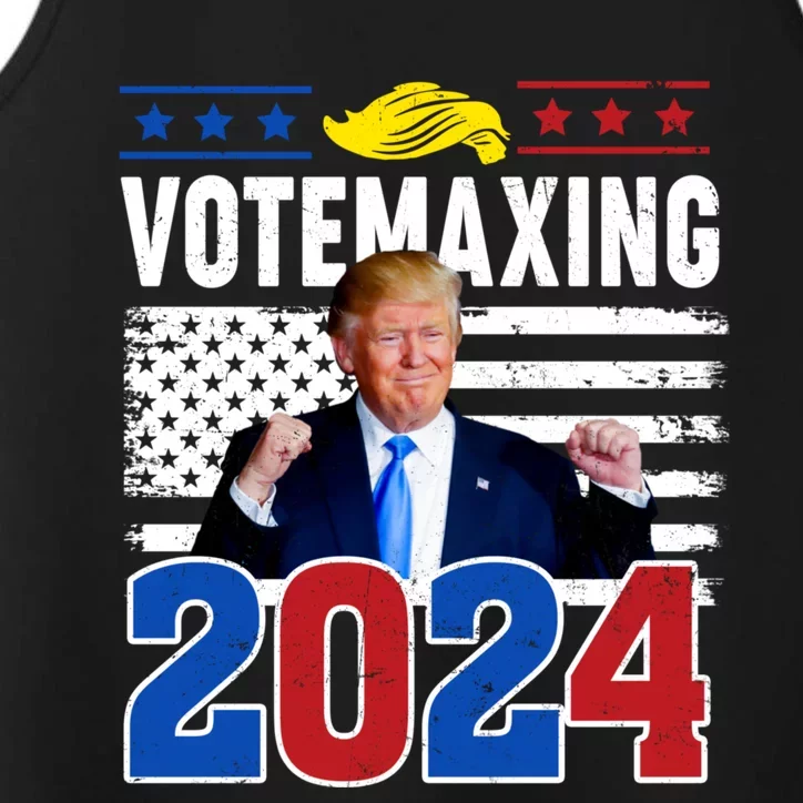 Votemaxing 2024 Looksmaxxing Funny Performance Tank