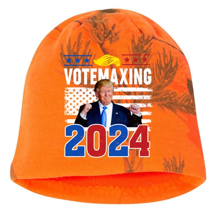 Votemaxing 2024 Looksmaxxing Funny Kati - Camo Knit Beanie