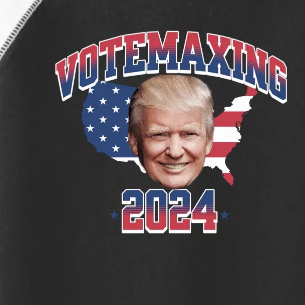 Votemaxing 2024 Looksmaxxing Funny Toddler Fine Jersey T-Shirt