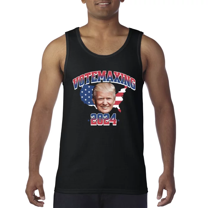 Votemaxing 2024 Looksmaxxing Funny Tank Top