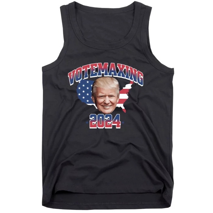 Votemaxing 2024 Looksmaxxing Funny Tank Top