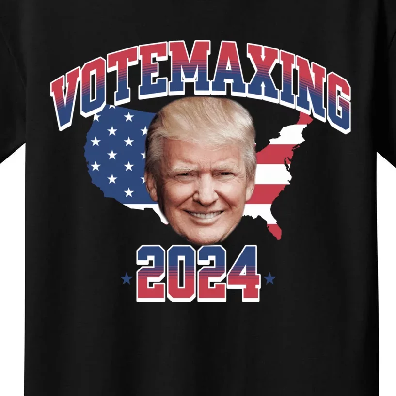 Votemaxing 2024 Looksmaxxing Funny Kids T-Shirt