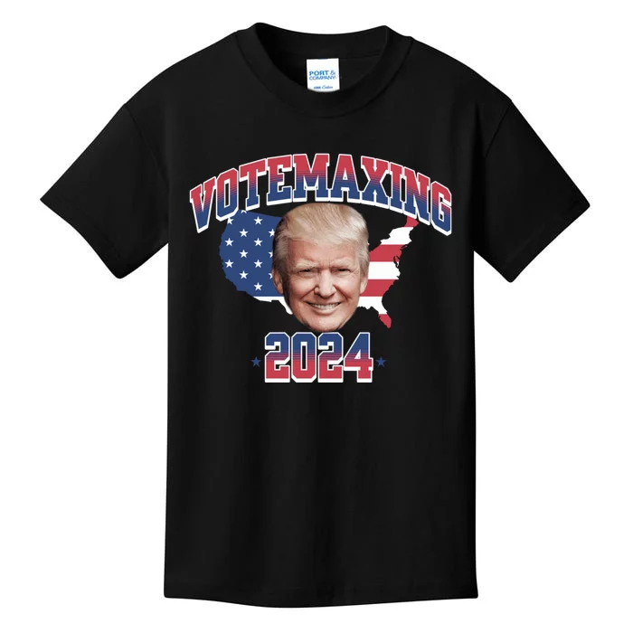 Votemaxing 2024 Looksmaxxing Funny Kids T-Shirt