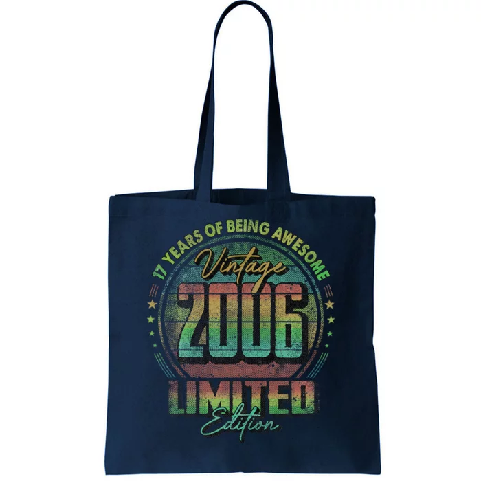 Vintage 2006 Limited Edition 17 Year Old 17th Birthday Tote Bag