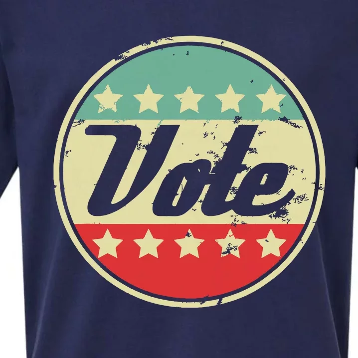 Vote 2024 Midterm Election Gift Idea Voter Rights Graphic Sueded Cloud Jersey T-Shirt