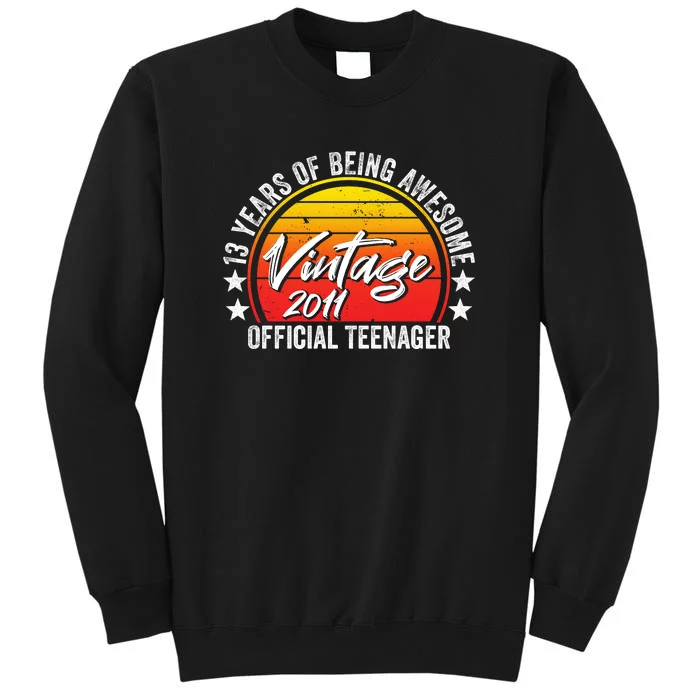 Vintage 2011 OfficialL Teenager 13th Birthday Sweatshirt