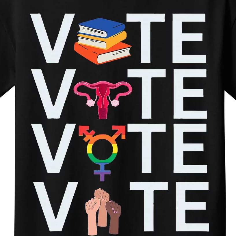 Vote 2024 Presidential Election Human Rights & Lgbtq Kids T-Shirt