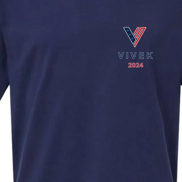 Vivek 2024 Pocket Print Logo Sueded Cloud Jersey T-Shirt