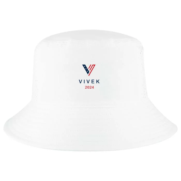 Vivek 2024 Pocket Print Logo Cool Comfort Performance Bucket Hat