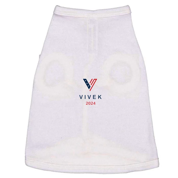 Vivek 2024 Pocket Print Logo Doggie Tank