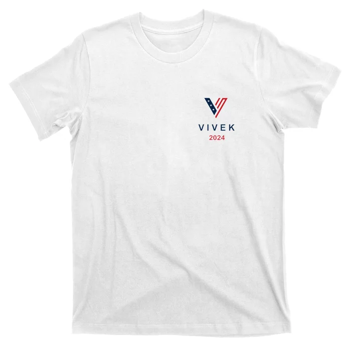 Vivek 2024 Pocket Print Logo TShirt TeeShirtPalace