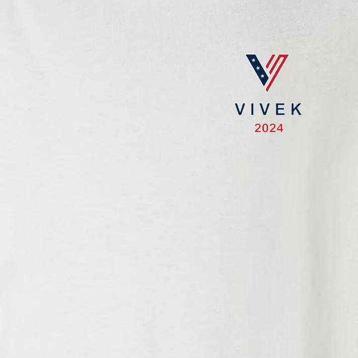 Vivek 2024 Pocket Print Logo Toddler Long Sleeve Shirt