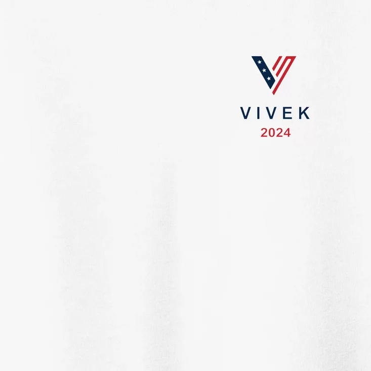 Vivek 2024 Pocket Print Logo Toddler T-Shirt