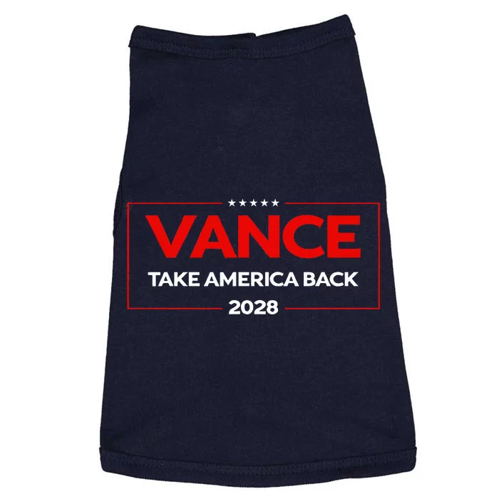 Vance 2028 President Us Flag Vintage Election Campaign 28 Doggie Tank