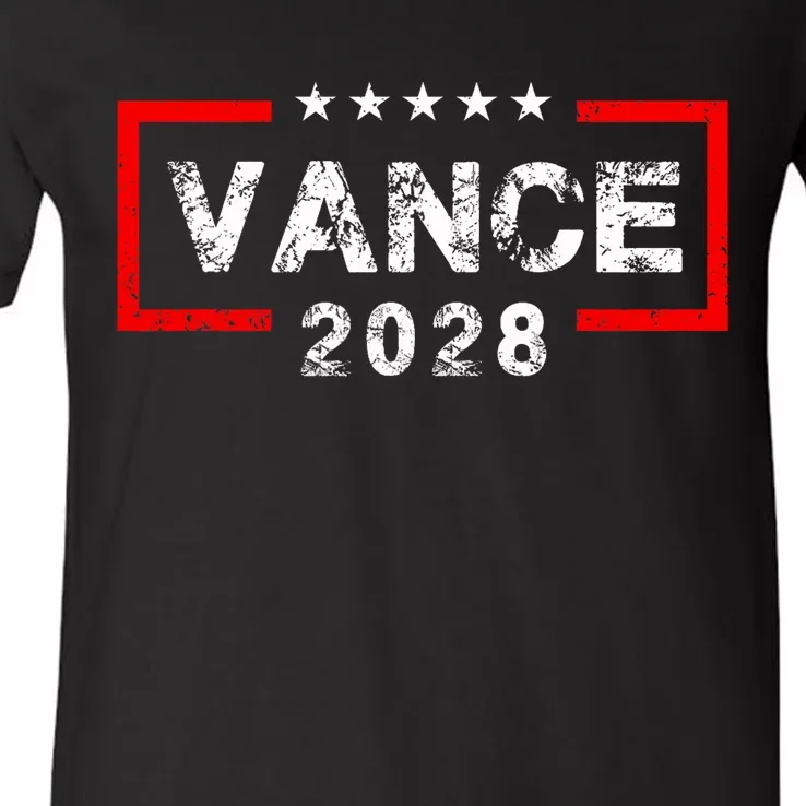 Vance 2028 President Election Campaign Us Flag V-Neck T-Shirt