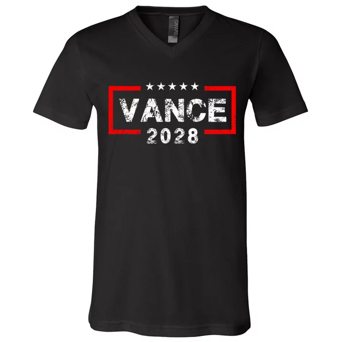 Vance 2028 President Election Campaign Us Flag V-Neck T-Shirt