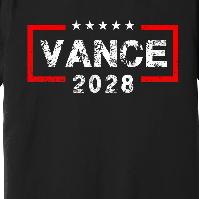 Vance 2028 President Election Campaign Us Flag Premium T-Shirt