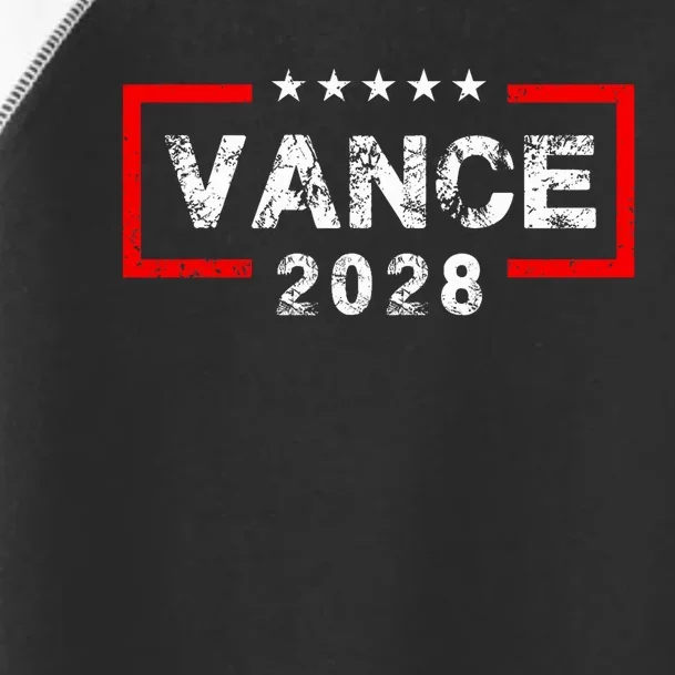 Vance 2028 President Election Campaign Us Flag Toddler Fine Jersey T-Shirt