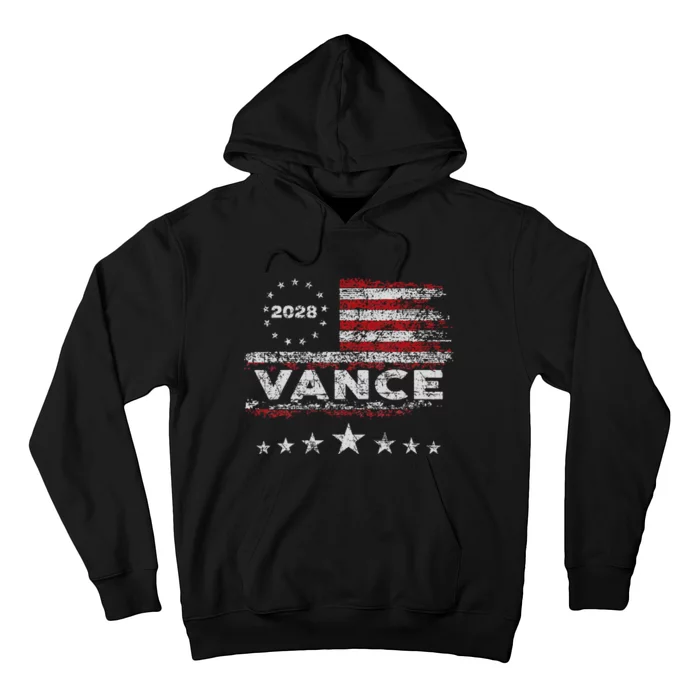 Vance 2028 President Us Flag Hoodie