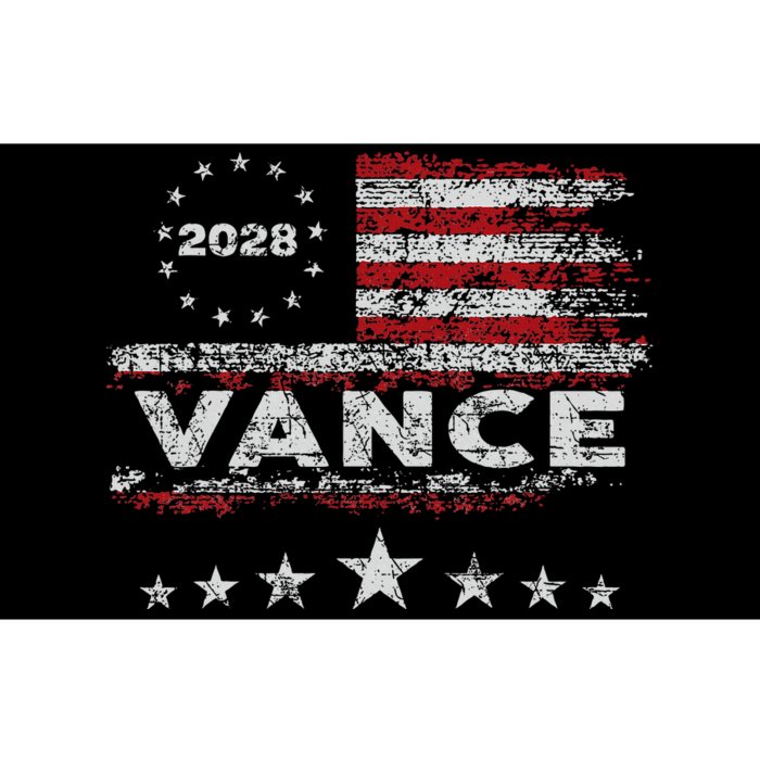 Vance 2028 President Us Flag Bumper Sticker