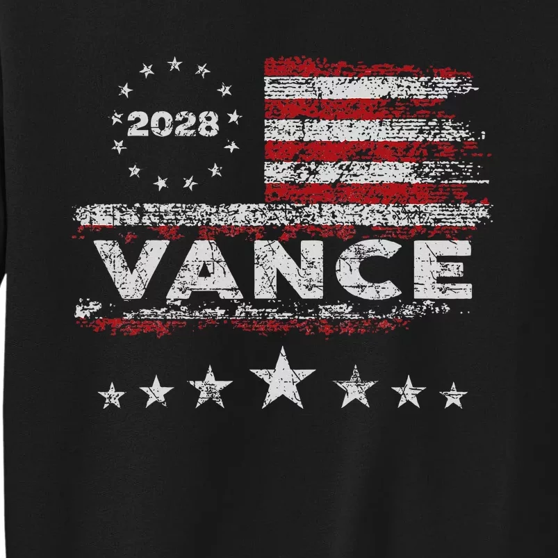 Vance 2028 President Us Flag Tall Sweatshirt