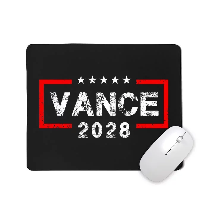 Vance 2028 President Election Campaign Us Flag Vintage Mousepad