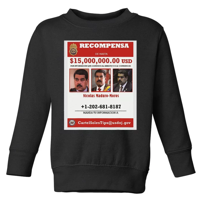 Venezuela 2024 Reward Toddler Sweatshirt