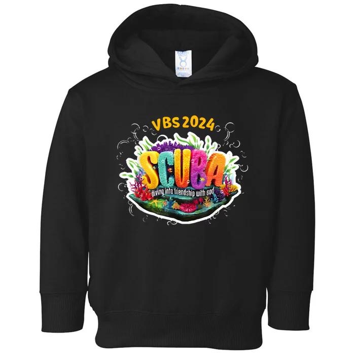 Vbs 2024 Scuba Diving Into Friendship With God Toddler Hoodie