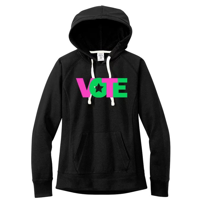 Vote 2024 Sorority Sorors Paraphernalia Vote Women's Fleece Hoodie