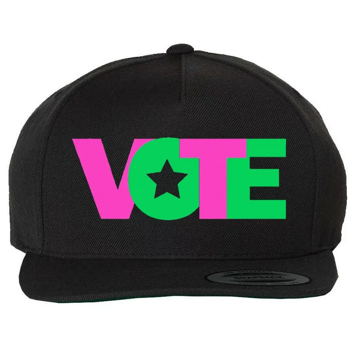 Vote 2024 Sorority Sorors Paraphernalia Vote Wool Snapback Cap