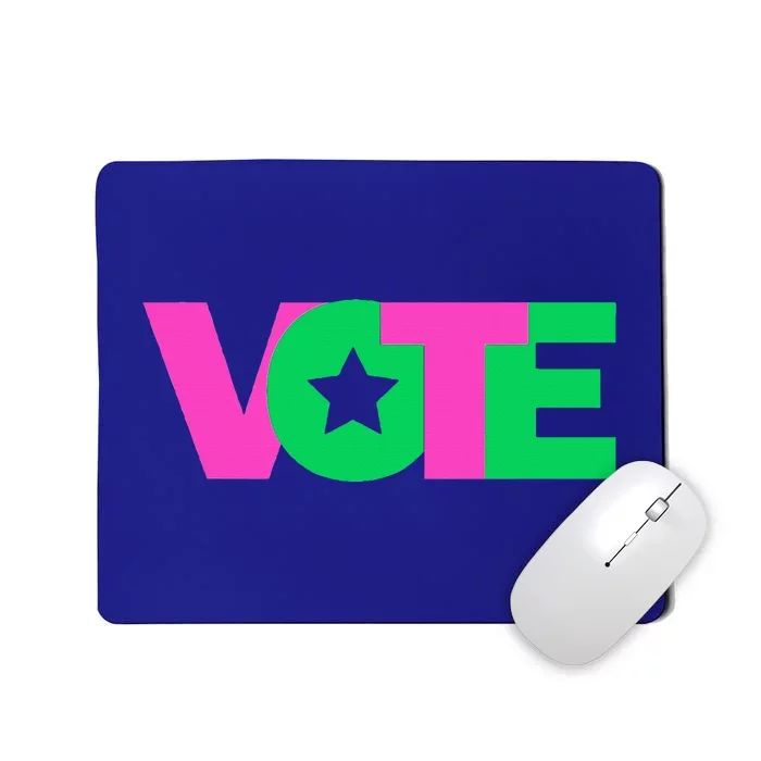 Vote 2024 Sorority Sorors And Green Paraphernalia Vote Mousepad