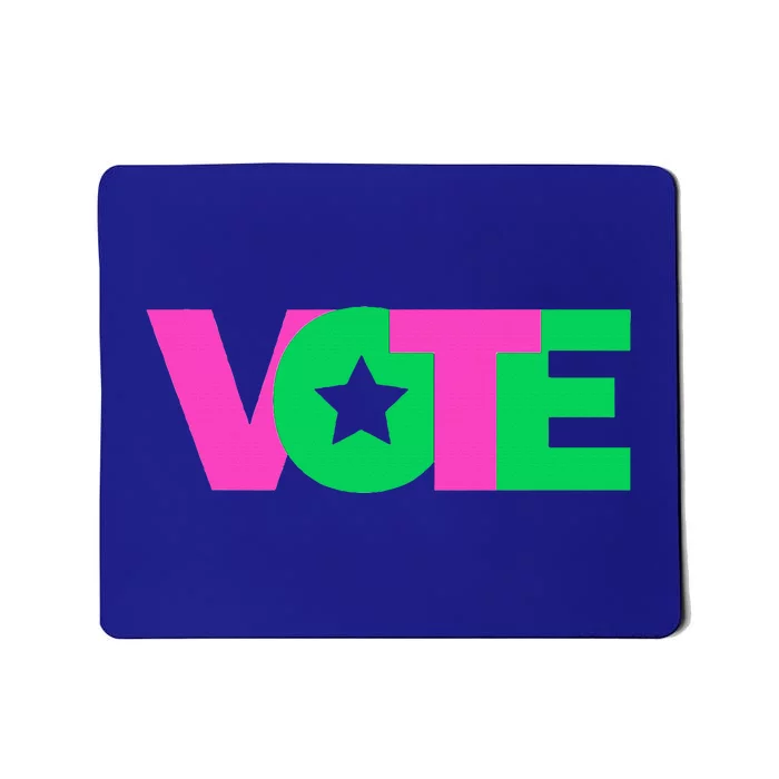 Vote 2024 Sorority Sorors And Green Paraphernalia Vote Mousepad