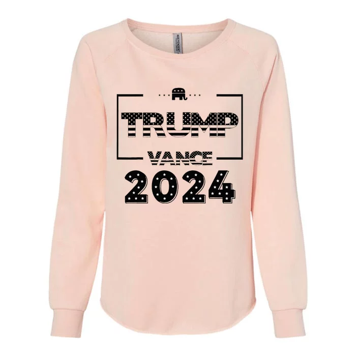 Vote 2024 Trump Vance Back Election Vote 2024 Womens California Wash Sweatshirt