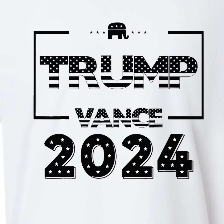 Vote 2024 Trump Vance Back Election Vote 2024 Sueded Cloud Jersey T-Shirt