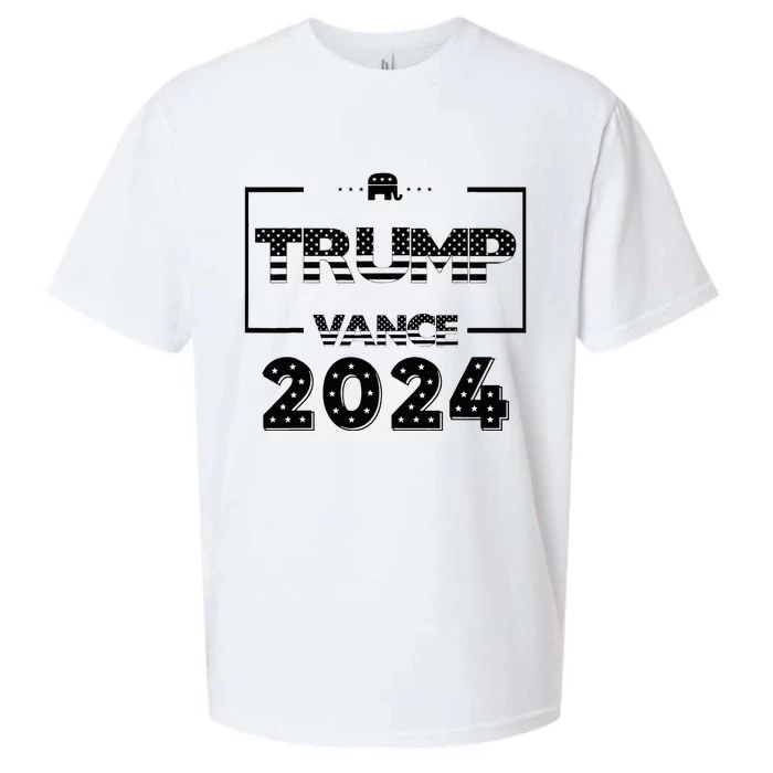 Vote 2024 Trump Vance Back Election Vote 2024 Sueded Cloud Jersey T-Shirt