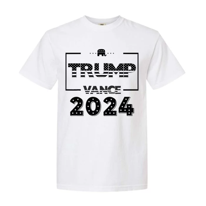 Vote 2024 Trump Vance Back Election Vote 2024 Garment-Dyed Heavyweight T-Shirt