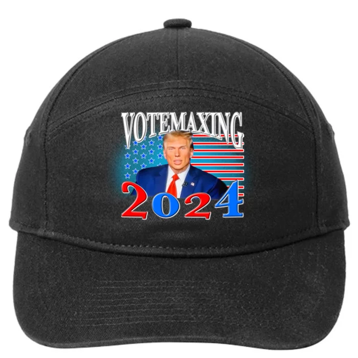 Votemaxxing 2024 7-Panel Snapback Hat