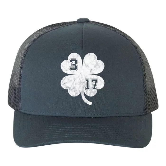 Vintage 317 Irish Clover Yupoong Adult 5-Panel Trucker Hat