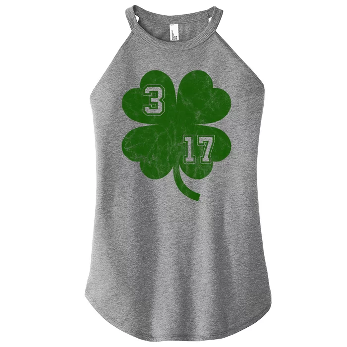 Vintage 317 Irish Clover Women’s Perfect Tri Rocker Tank