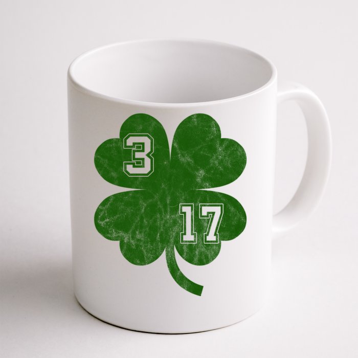 Vintage 317 Irish Clover Front & Back Coffee Mug