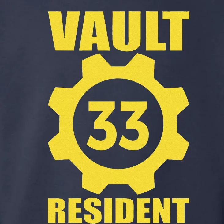 Vault 33 Resident Funny Yellow Blue Toddler Hoodie