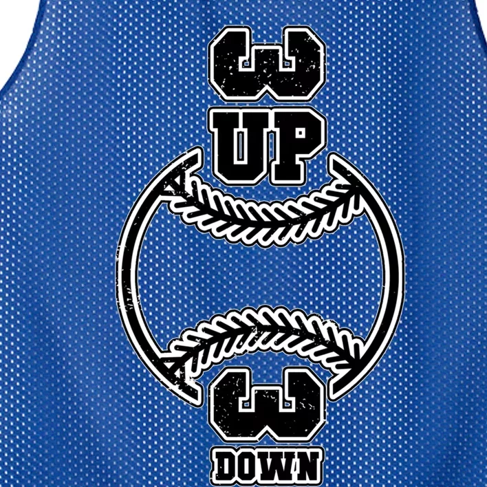 Vertical 3 Up 3 Down Baseball Graphic Tee Mom Dad Top Gift Mesh Reversible Basketball Jersey Tank