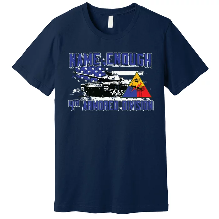 Veteran 4th Armored Division Breakthrough Vintage Gift Premium T-Shirt