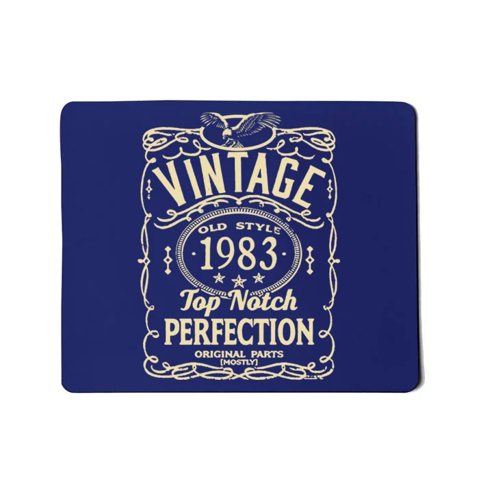 Vintage 40th Birthday top notch 1983 Mousepad