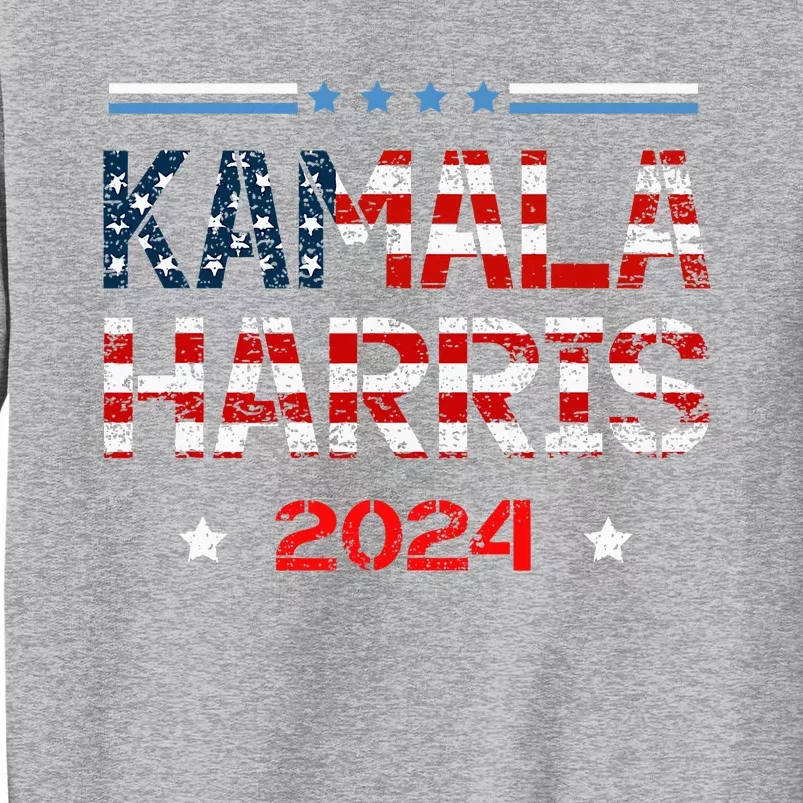 Vote 47 Kamala Harris 2024 President Funny America Flag Sweatshirt