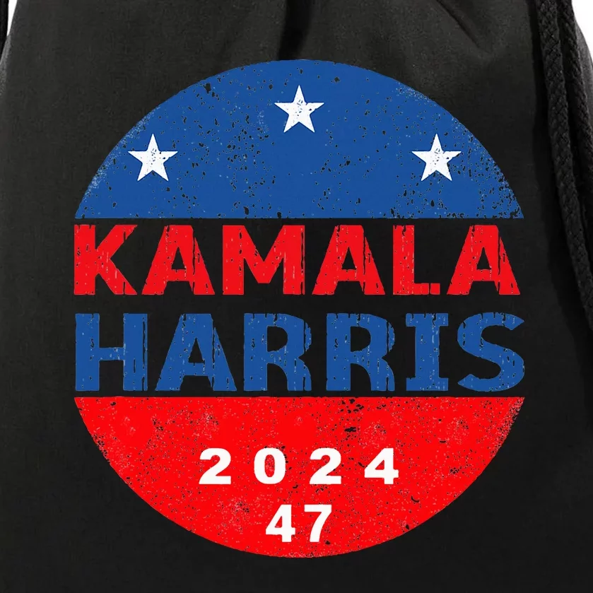 Vote 47 Kamala Harris 2024 President America Election Drawstring Bag